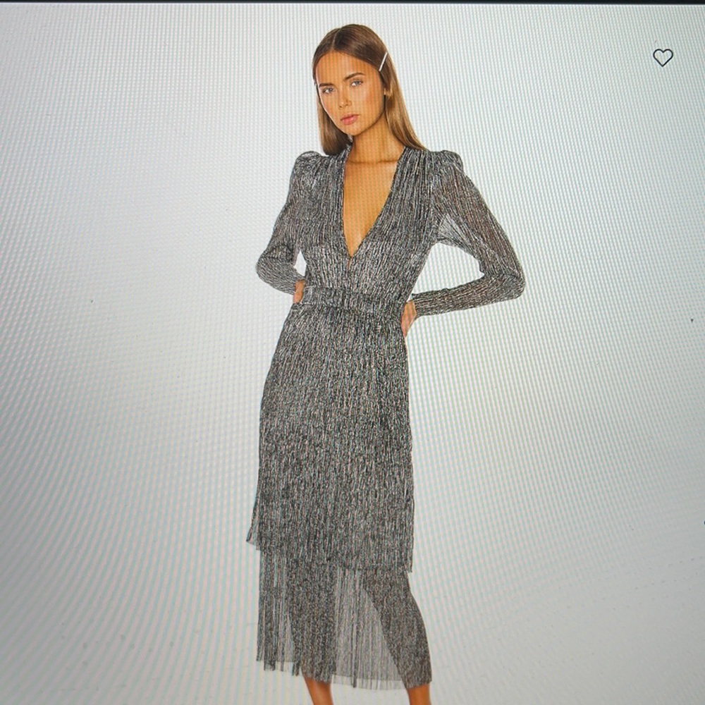 Revolve metallic dress